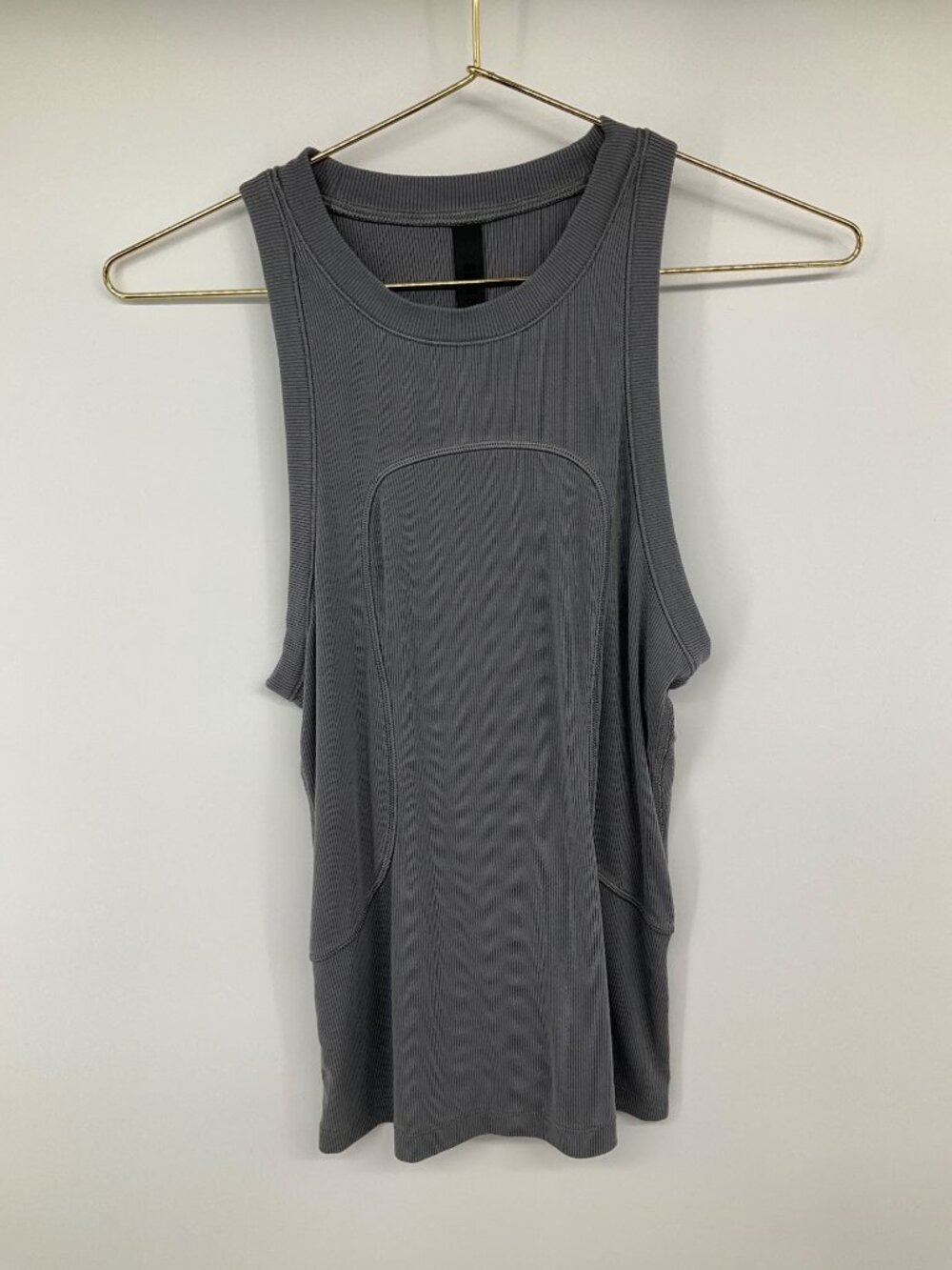 Lululemon Ribbed Modal Sleeveless Tank SLNSH Collection Grey size 6 - Picture 3 of 9